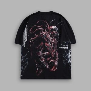 Darc Sport CARNAGE "SIDE BY SIDE" SERIES OVERSIZED TEE IN BLACK Size Large & XL